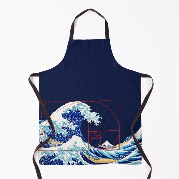 Item preview, Fibonacci Sequence and The Great Wave designed and sold by Pixelchicken.