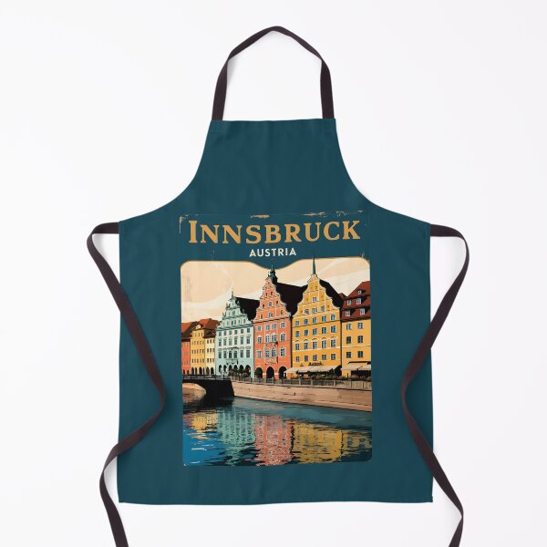 Item preview, A Vintage Travel Art of Innsbruck - Austria  designed and sold by GoodOldVintage.