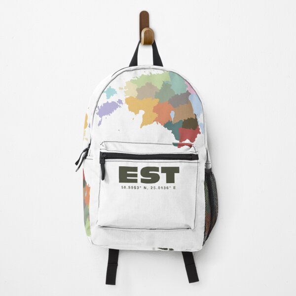 Item preview, Estonia Map - Colorful Estonia Map Print designed and sold by CartoPrints.