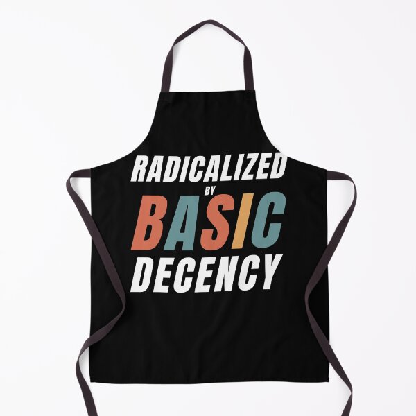 Item preview, Retro Radicalized By Basic Decency Funny Social Democracy designed and sold by Run to Creations.