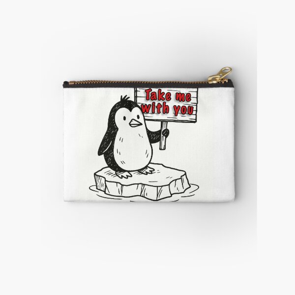 Item preview, Penguin Hopeful Hitchhiker designed and sold by ArdethBey.