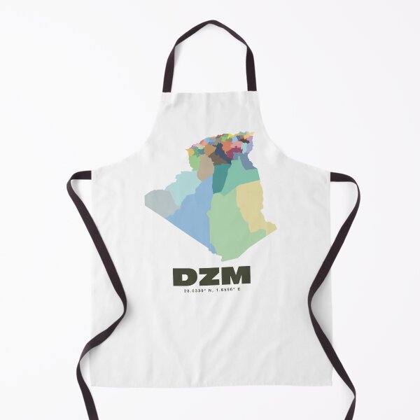 Item preview, Algeria Map - Colorful Algeria Map Print designed and sold by CartoPrints.