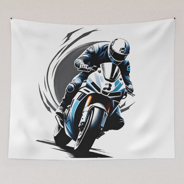 Item preview, motorcycle, racer, speed, drive designed and sold by DonnaBlankaArt.