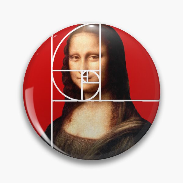 Item preview, Leonardo da Vinci Mona Lisa Fibonacci Sequence designed and sold by Pixelchicken.