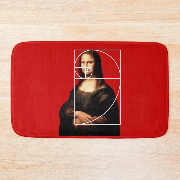 Item preview, Leonardo da Vinci Mona Lisa Fibonacci Sequence designed and sold by Pixelchicken.