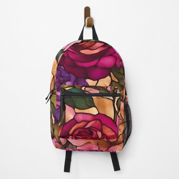 Item preview, Elegant Modern Stained Glass Roses Collection designed and sold by TrendyDesigne412.