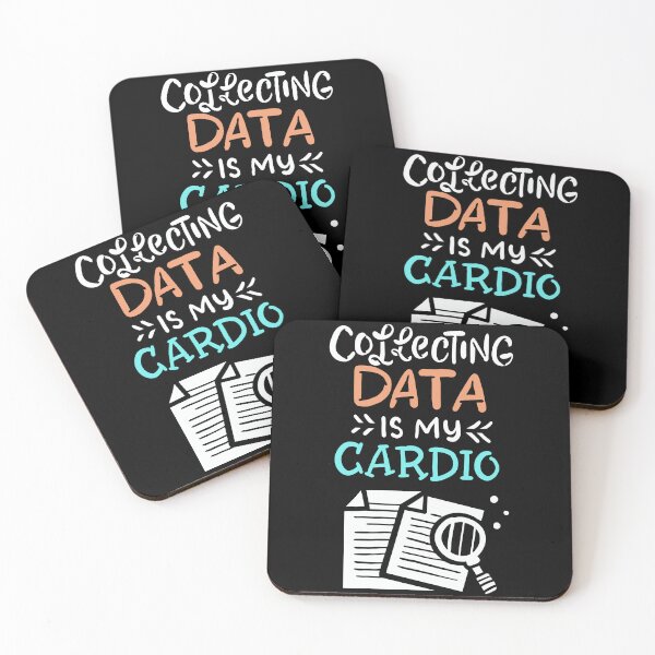 Item preview, Collecting Data Is My Cardio – Funny Researcher and Data Nerd Shirt designed and sold by ArtStyleAlice.