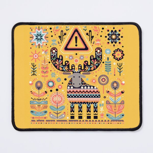 Item preview, Wanderlust Moose – Slow Journeys Through Nordic Wilds by heidiannemorris © designed and sold by FOLK ART FUSION by heidiannemorris.