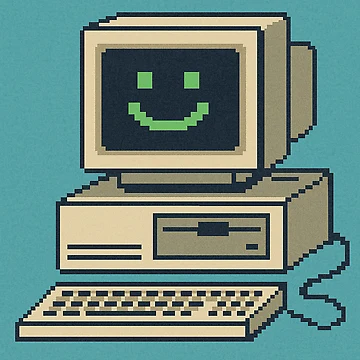 Artwork thumbnail, Retro Computer by fasteddieb1