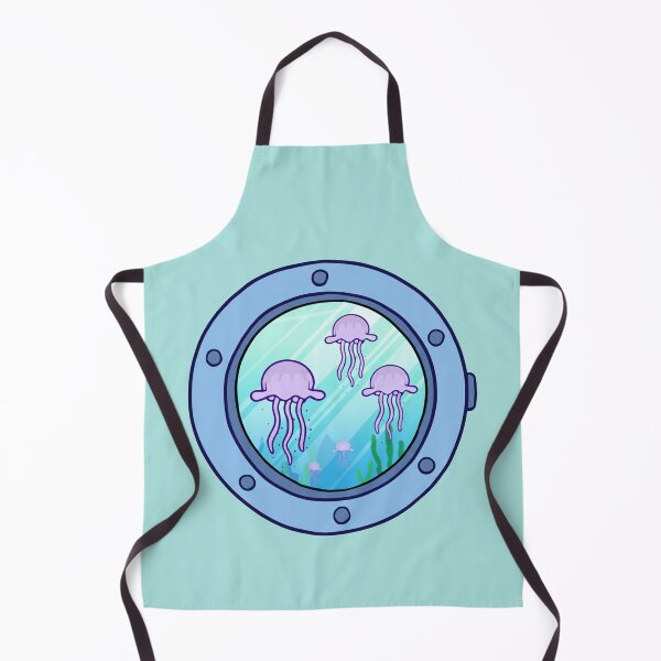 Item preview, Bikini Bottom Jellyfish Porthole designed and sold by zzz888.