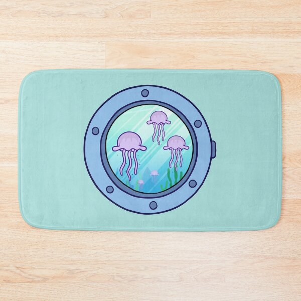 Item preview, Bikini Bottom Jellyfish Porthole designed and sold by zzz888.
