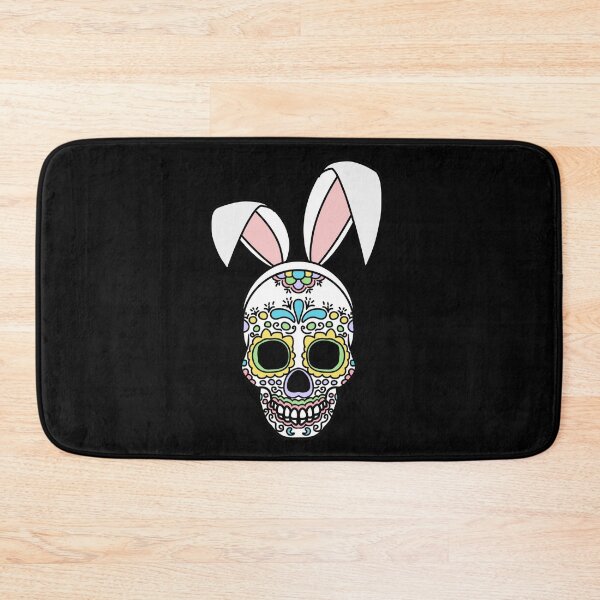 Item preview, Skull Day of the Dead Bunny Ears designed and sold by BeesNeesTees.