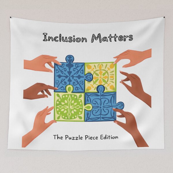 Item preview, Inclusion Matters - The Puzzle Piece Edition designed and sold by AnnDesignStudio.