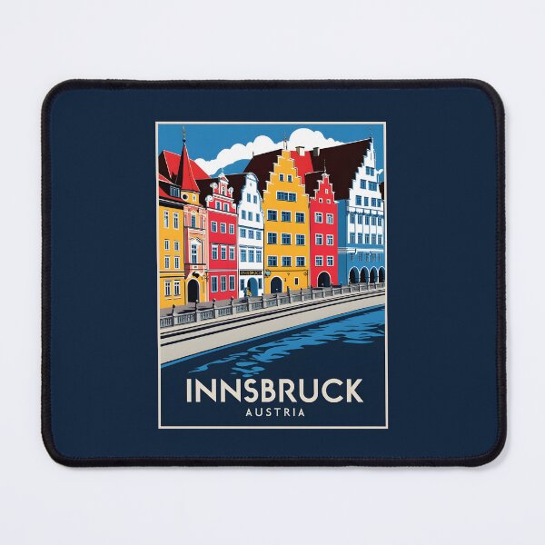 Item preview, A Vintage Travel Art of Innsbruck - Austria designed and sold by GoodOldVintage.