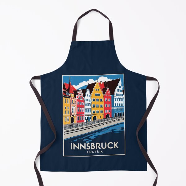 Item preview, A Vintage Travel Art of Innsbruck - Austria  designed and sold by GoodOldVintage.
