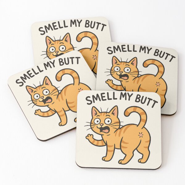 Item preview, Playful Cat Says Smell My Butt designed and sold by ThinkInPixels.