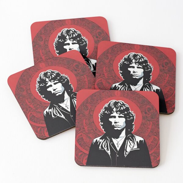 Item preview, Jim Morrison Red artwork | TheAmericanPoet | The Doors designed and sold by TheAmericanPoet.