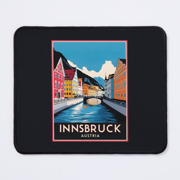 Item preview, A Vintage Travel Art of Innsbruck - Austria designed and sold by GoodOldVintage.