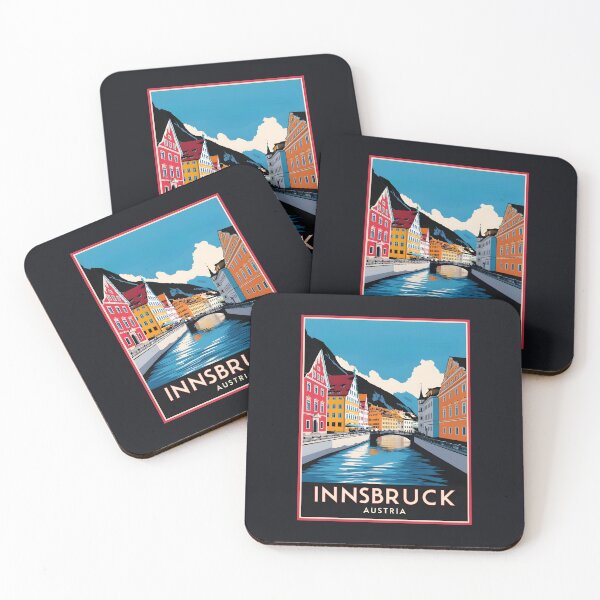 Item preview, A Vintage Travel Art of Innsbruck - Austria  designed and sold by GoodOldVintage.
