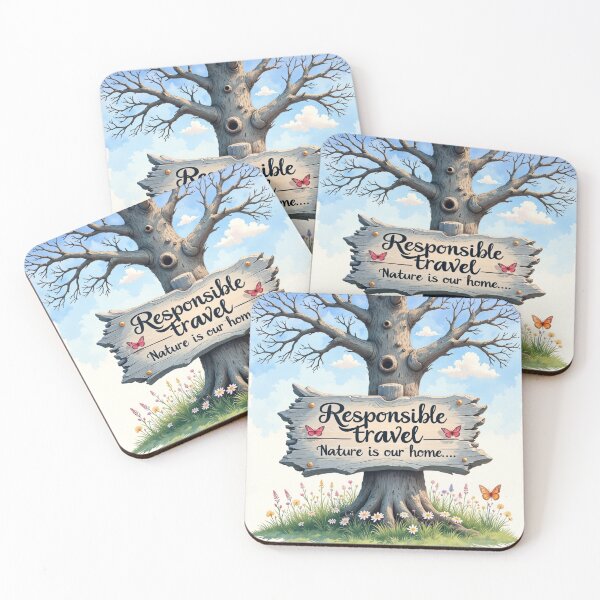 Item preview, Travel Care - Sustainable Tree Art  designed and sold by nhk999.