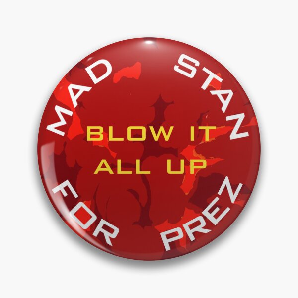 Item preview, Mad Stan for President Silly Joke Political Pin - Batman Beyond designed and sold by hrwilliams.
