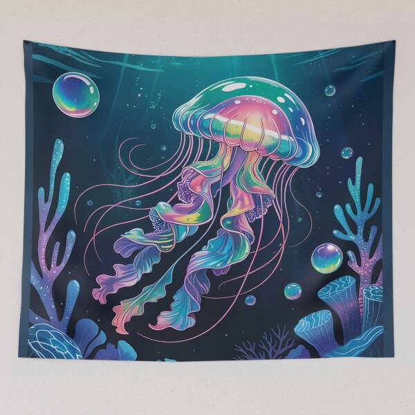 Item preview, А majestic, ethereal jellyfish. designed and sold by Lilashakti ⭐️ ⭐️ ⭐️ ⭐️ ⭐️.