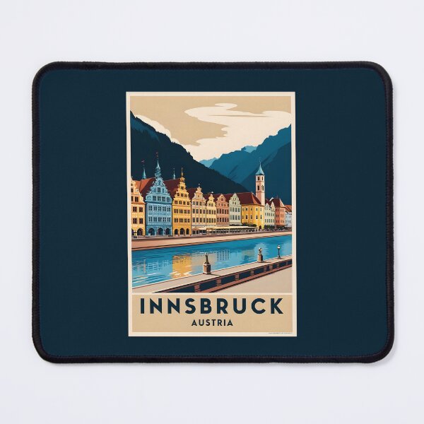 Item preview, A Vintage Travel Art of Innsbruck - Austria designed and sold by GoodOldVintage.