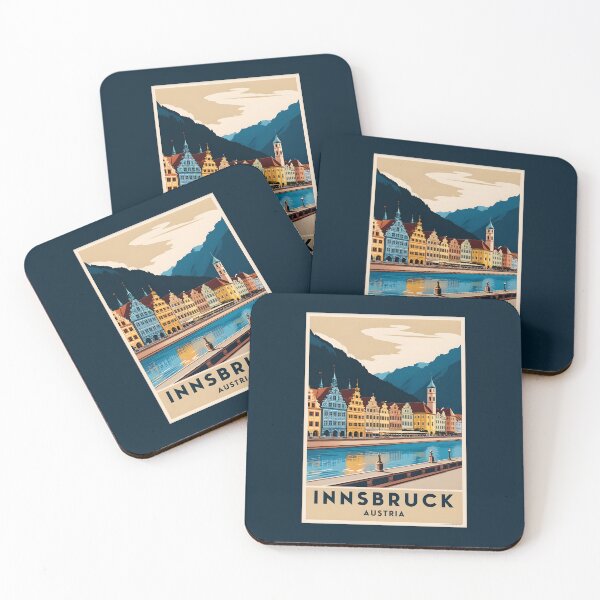 Item preview, A Vintage Travel Art of Innsbruck - Austria  designed and sold by GoodOldVintage.