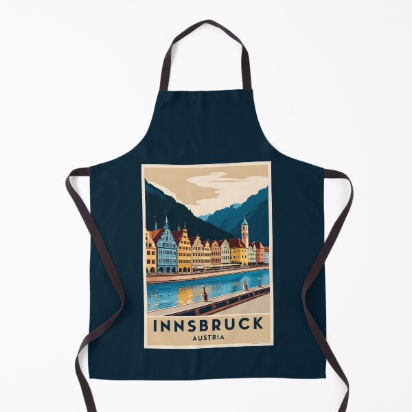 Item preview, A Vintage Travel Art of Innsbruck - Austria  designed and sold by GoodOldVintage.
