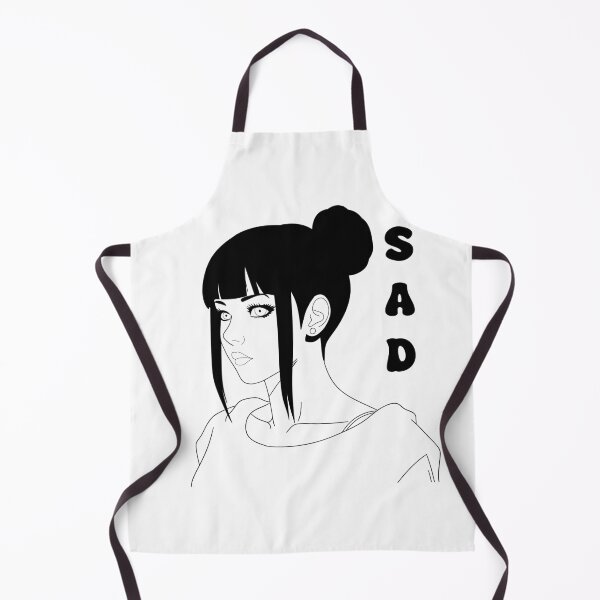 Item preview, Sad Girl with a messy bun designed and sold by RuinTheGod.