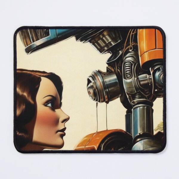 Item preview, Robot Love Art Illustrations Midcentury | #2 designed and sold by NickWhittleArt.
