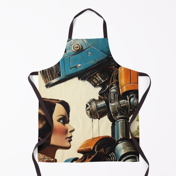 Item preview, Robot Love Art Illustrations Midcentury | #2 designed and sold by NickWhittleArt.