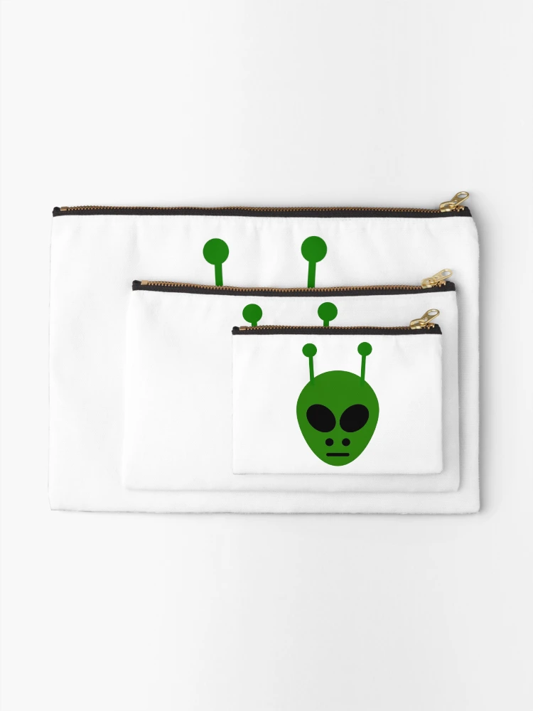 Thumbnail 2 of 4, Zipper Pouch, Space alien designed and sold by Rachel the Artist .