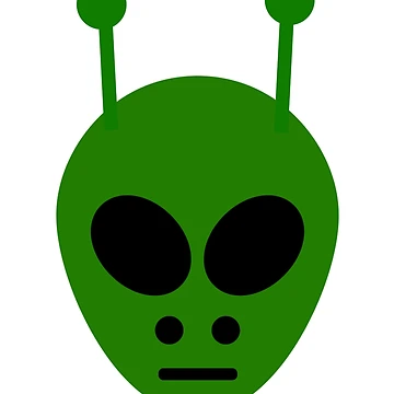 Artwork thumbnail, Space alien by Rachel the Artist 