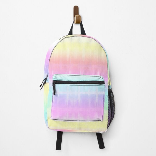 Item preview, Original Tie-dye ( shibori ) Patel Rainbow Color Stripe pattern art. designed and sold by dizzy8.