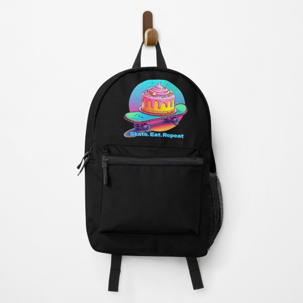 Item preview, Skate Eat Repeat Cake Colorful Skateboard Dessert Art designed and sold by MythicCotton.