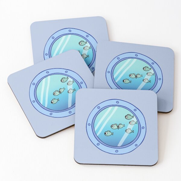 Item preview, Squidward's Window School of Fish Porthole designed and sold by zzz888.