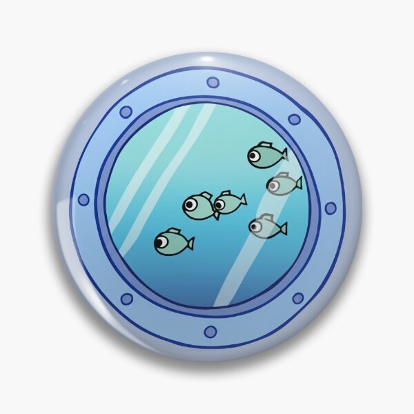 Item preview, Squidward's Window School of Fish Porthole designed and sold by zzz888.