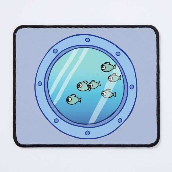Item preview, Squidward's Window School of Fish Porthole designed and sold by zzz888.