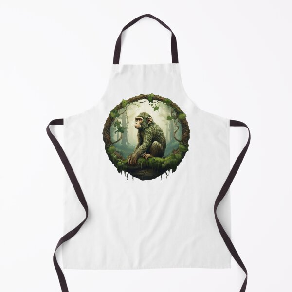 Item preview, Monkey – Sacred Lunar Guardian designed and sold by Gnome Grove.