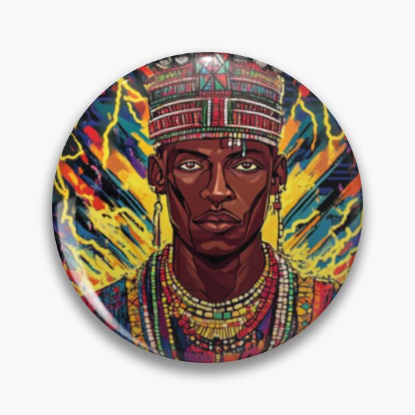 Item preview, Majestic Yoruba Tribal Mask | African Heritage Art designed and sold by apseen.
