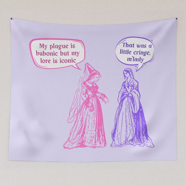 Item preview, medieval conversations designed and sold by ThiccAndSik.