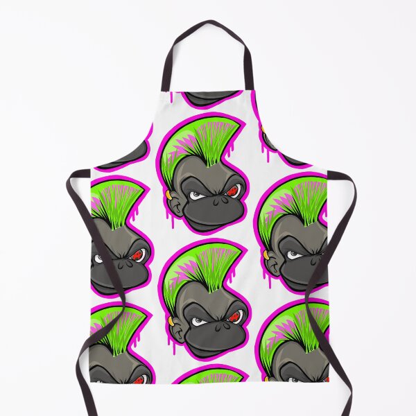 Item preview, Anarchist Punk Monkey With Mohawk Graffiti designed and sold by EZPAINT.