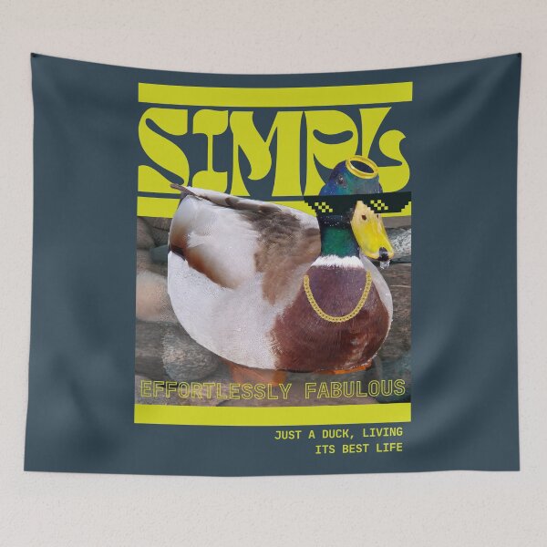Item preview, Living My Best Life – Fabulous Duck designed and sold by AnanasTassie.