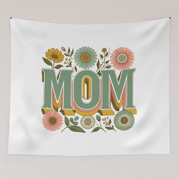 Item preview, Radiant MOM with Butterflies – Colorful Mother's Day Art designed and sold by JenniferCreaArte .