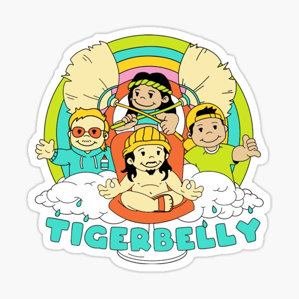 Item preview, Tigerbelly sticker designed and sold by Cadmium-red.