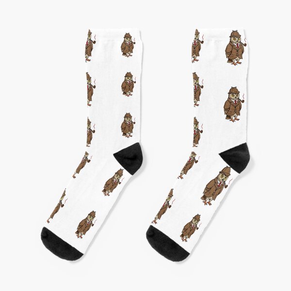 Item preview, detective owl designed and sold by Designbyhy.