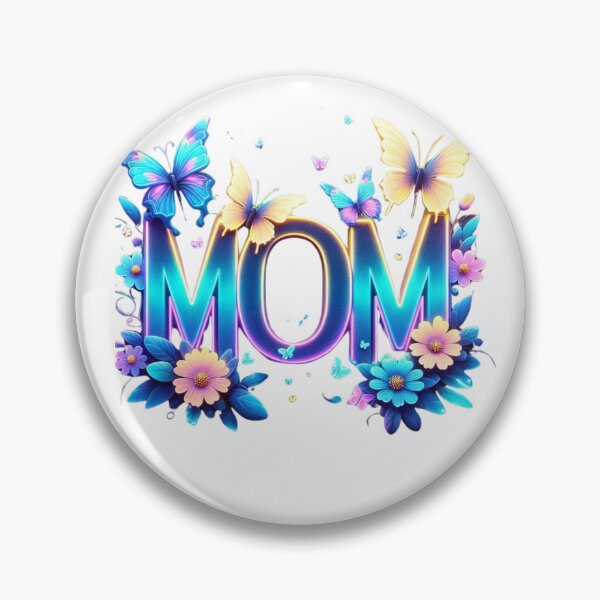 Item preview, Radiant MOM with Butterflies – Colorful Mother's Day Art designed and sold by JenniferCreaArte .