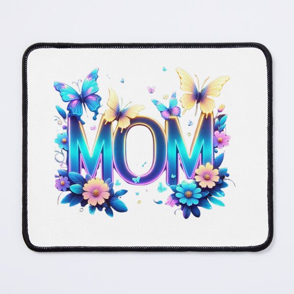 Item preview, Radiant MOM with Butterflies – Colorful Mother's Day Art designed and sold by JenniferCreaArte .