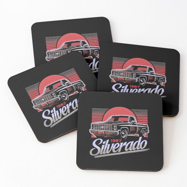 Item preview, 1987 Chevy Silverado Retro Sunset designed and sold by TheArtOfCar.